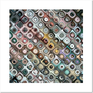 Abstract Circles Pattern Posters and Art